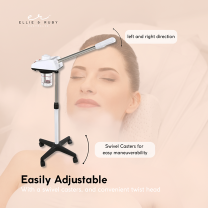 Facial Steamer Professional Ozone Face Sauna Spa Deep Skin Cleansing Hot Steam